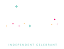 White logo of Kirsty Millar Celebrant